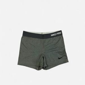 Nike Pro Women's Gray Athletic Shorts